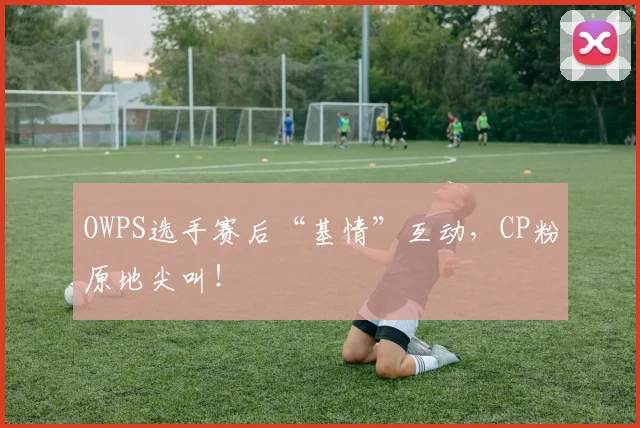 OWPS选手赛后“基情”互动，CP粉原地尖叫！